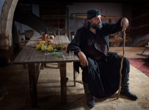 Σκηνές από την ταινία &quot;Νίκος Καζαντζάκης&quot; στο Μουσείο Ελιάς και Λαδιού